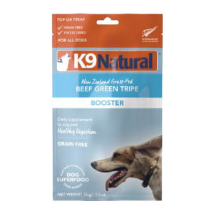 K9 NATURAL フリーズドライ ビーフ・グリーントライプ