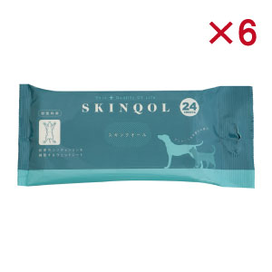 ｓｋｉｎｑｏｌ スキンクオール 24枚入 6個 動物ナビ 14時までのご注文で当日発送