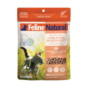FELINE NATURAL フリーズドライ ラム&キングサーモン・フィースト