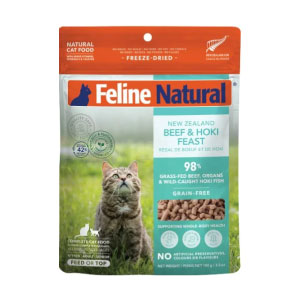 FELINE NATURAL フリーズドライ ビーフ&ホキ・フィースト