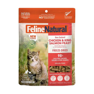 FELINE NATURAL フリーズドライチキン&キングサーモン・フィースト